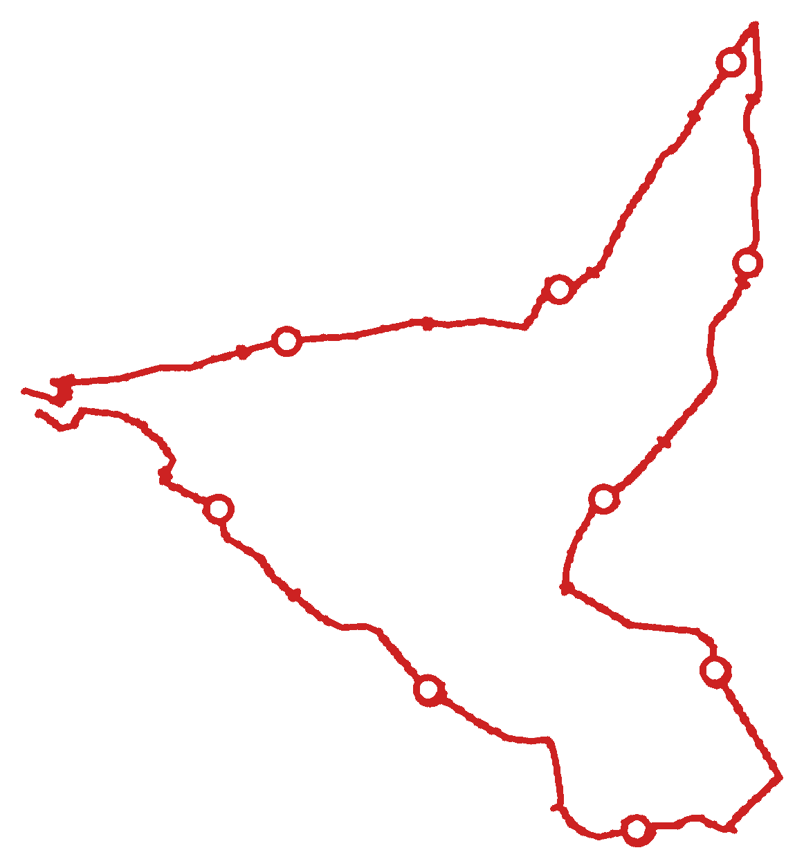 Carte du parcours